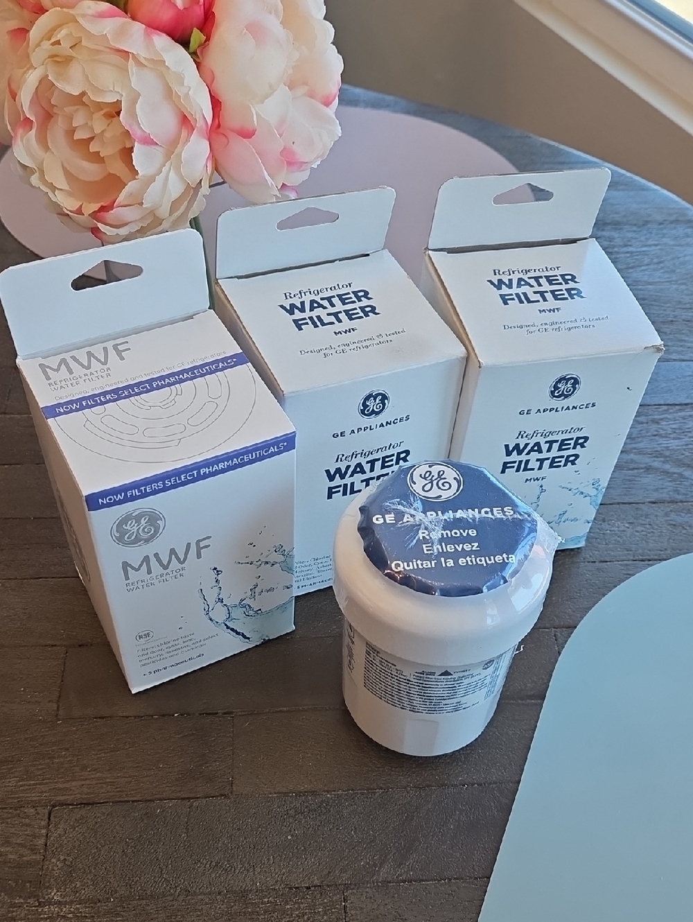 NEW / GE MWF Refrigerator Filters (X4)